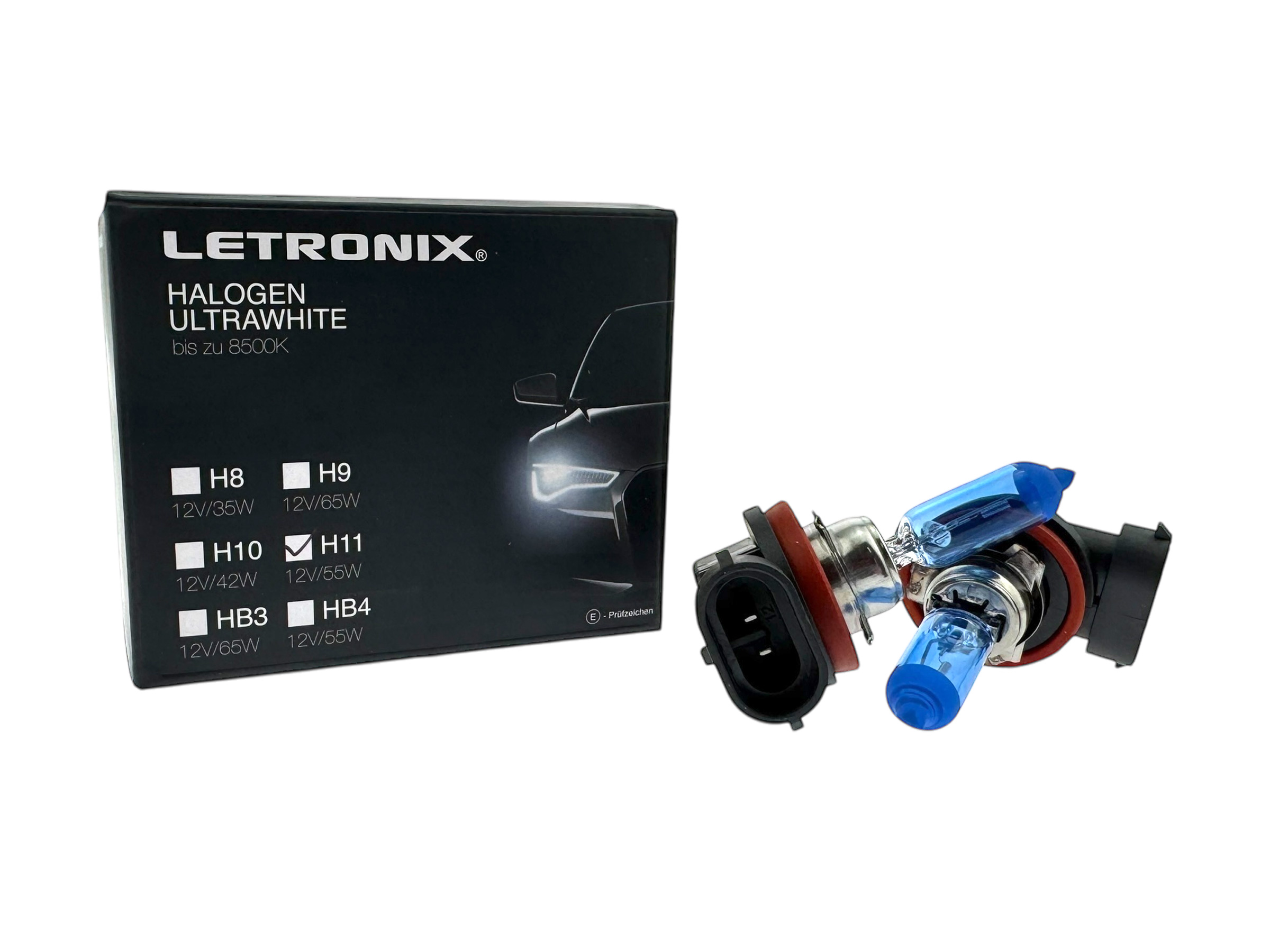 LETRONIX Halogen Sockel Leuchtmittel 8500K Xenon Gas Ultra White E-Prüfzeichen - Bild 12 von 15