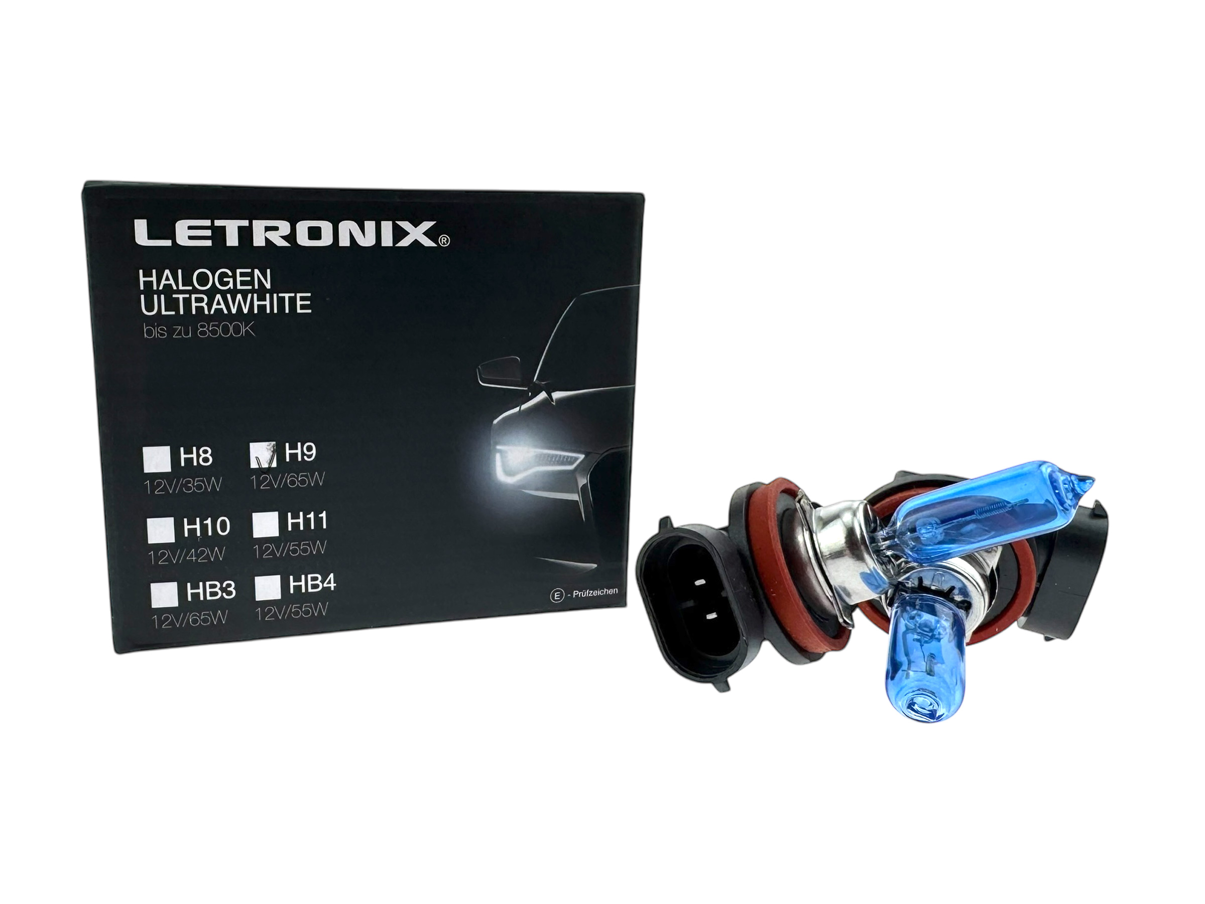 LETRONIX Halogen Sockel Leuchtmittel 8500K Xenon Gas Ultra White E-Prüfzeichen - Bild 10 von 15