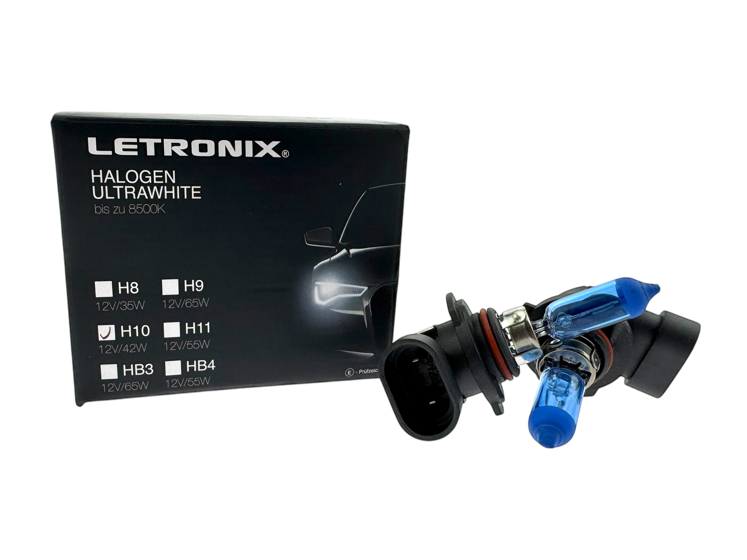 LETRONIX Halogen Sockel Leuchtmittel 8500K Xenon Gas Ultra White E-Prüfzeichen - Bild 11 von 15