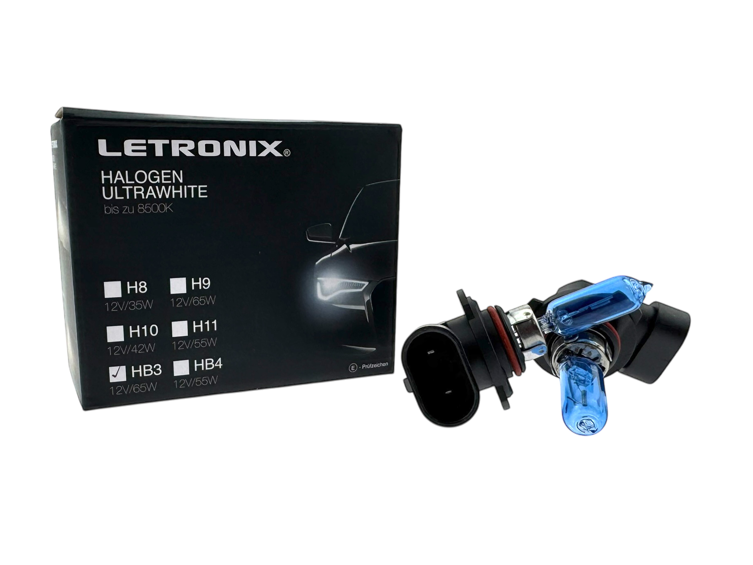 LETRONIX Halogen Sockel Leuchtmittel 8500K Xenon Gas Ultra White E-Prüfzeichen - Bild 14 von 15