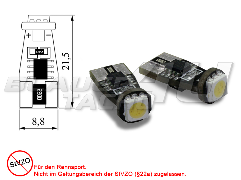 ECLAIRAGE PLAQUE D'IMMATRICULATION 36 LED SMD OPEL ZAFIRA B