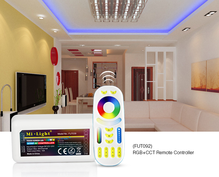 MiLight 2.4G DMX512 8W LED Leuchtmittel RGB+CCT E27 2700-6500K 500-550LM 