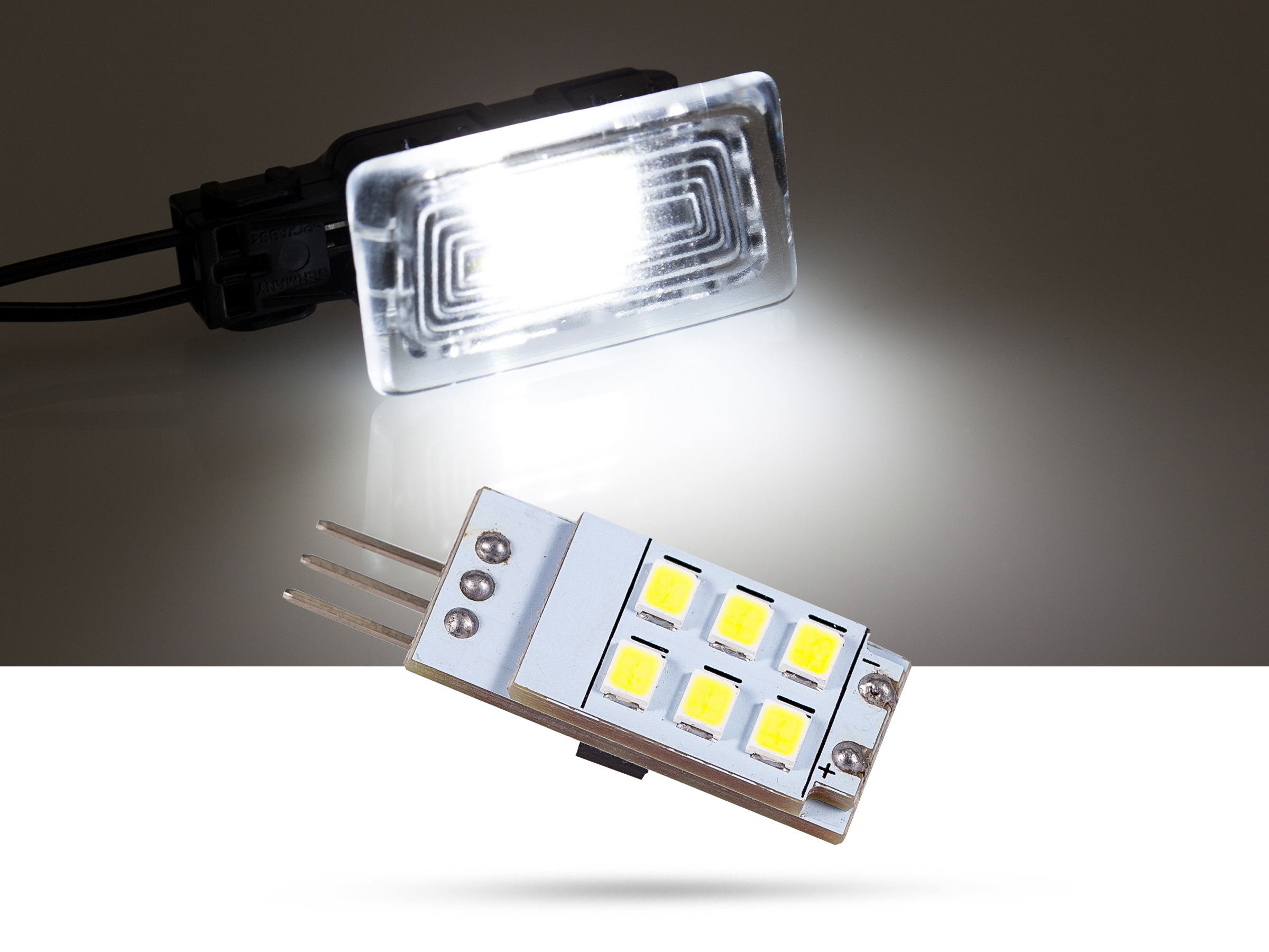 LETRONIX® 1x 6 SMD 2835 DEL module carte pour éclairage des pieds pour Volvo - Photo 4/6